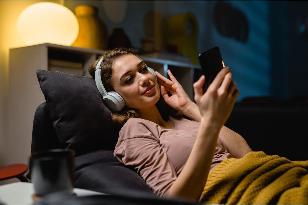 ambient music creating a luxurious atmosphere in a home