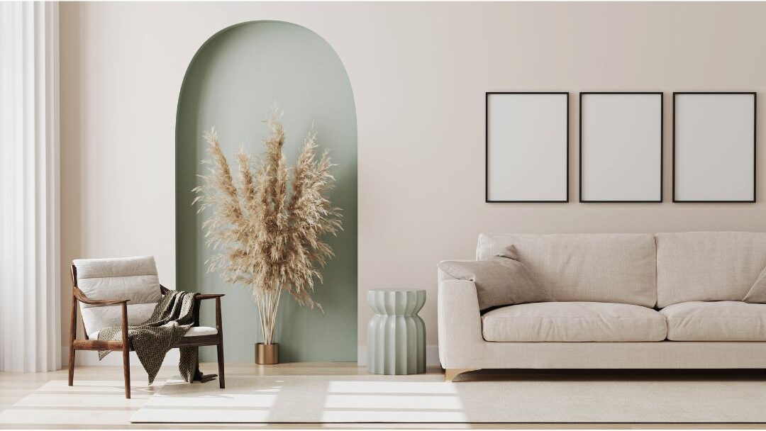 a framed art piece on a wall making a home feel luxurious and personal