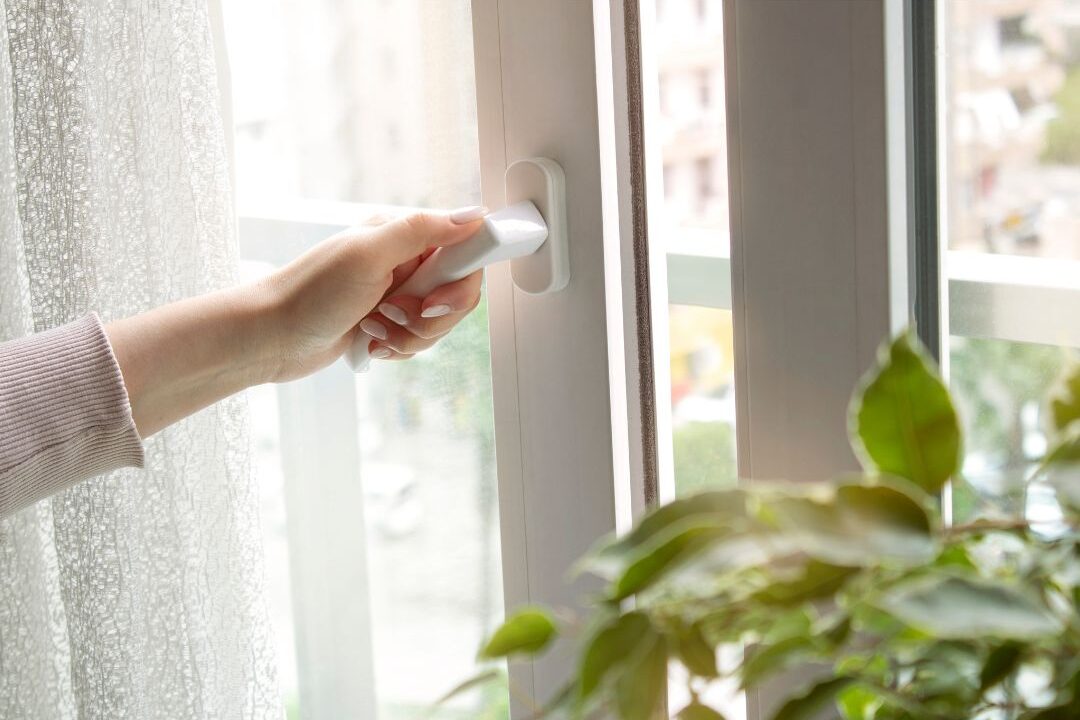 opening bedroom windows for ventilation to fix why the home always smells bad