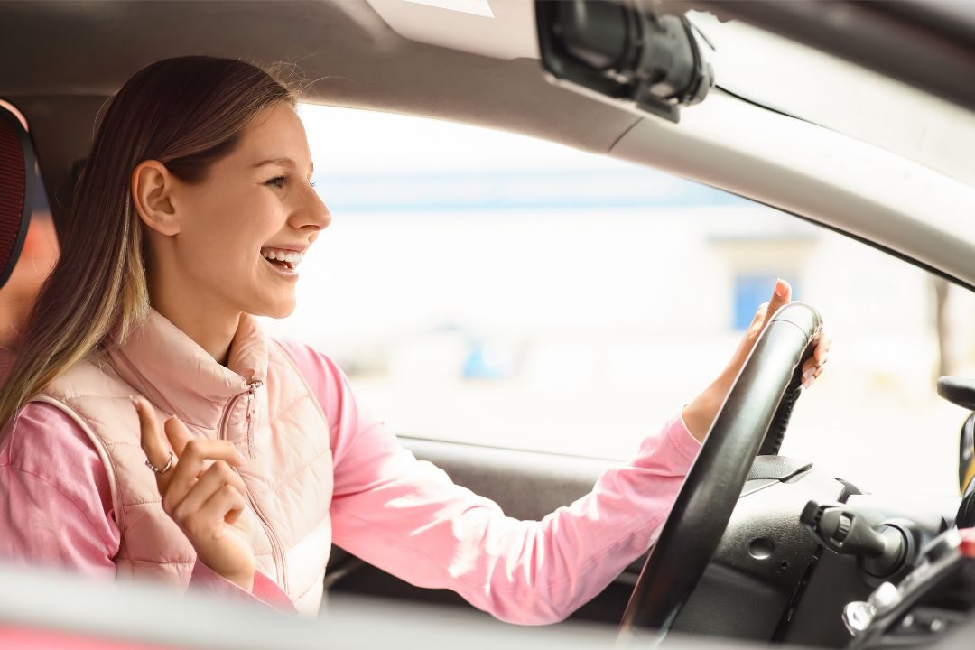 listening to an inspiring audiobook while driving for quick personal growth