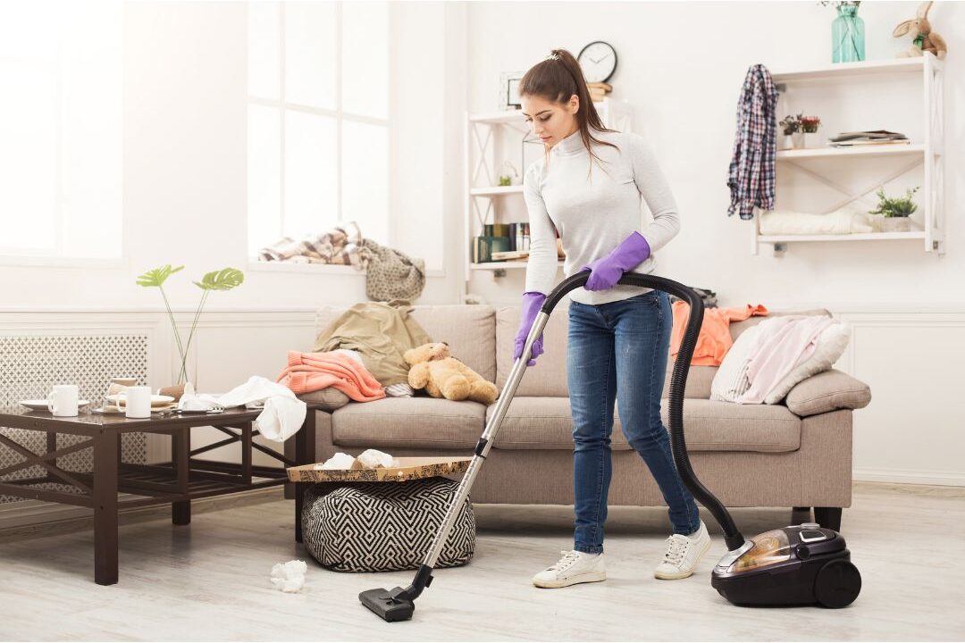 cleaning without tidying first as a reason the house always feels messy after cleaning