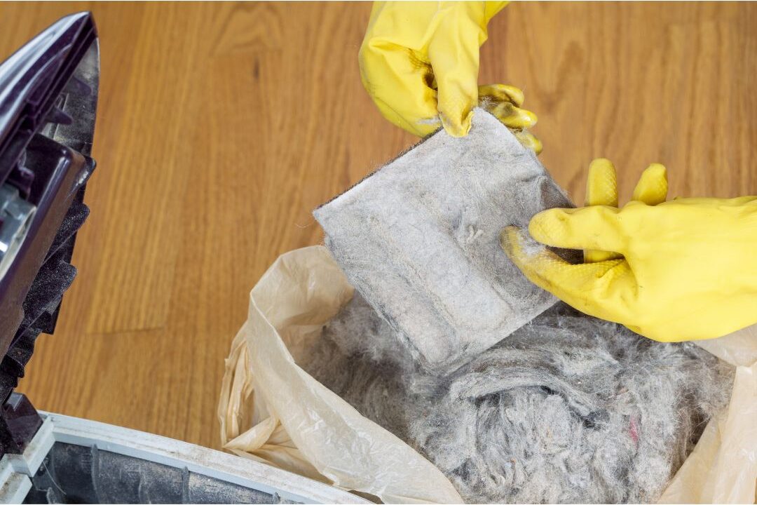 a dirty vacuum filter as a cleaning mistake that makes your house dirtier by redistributing dust