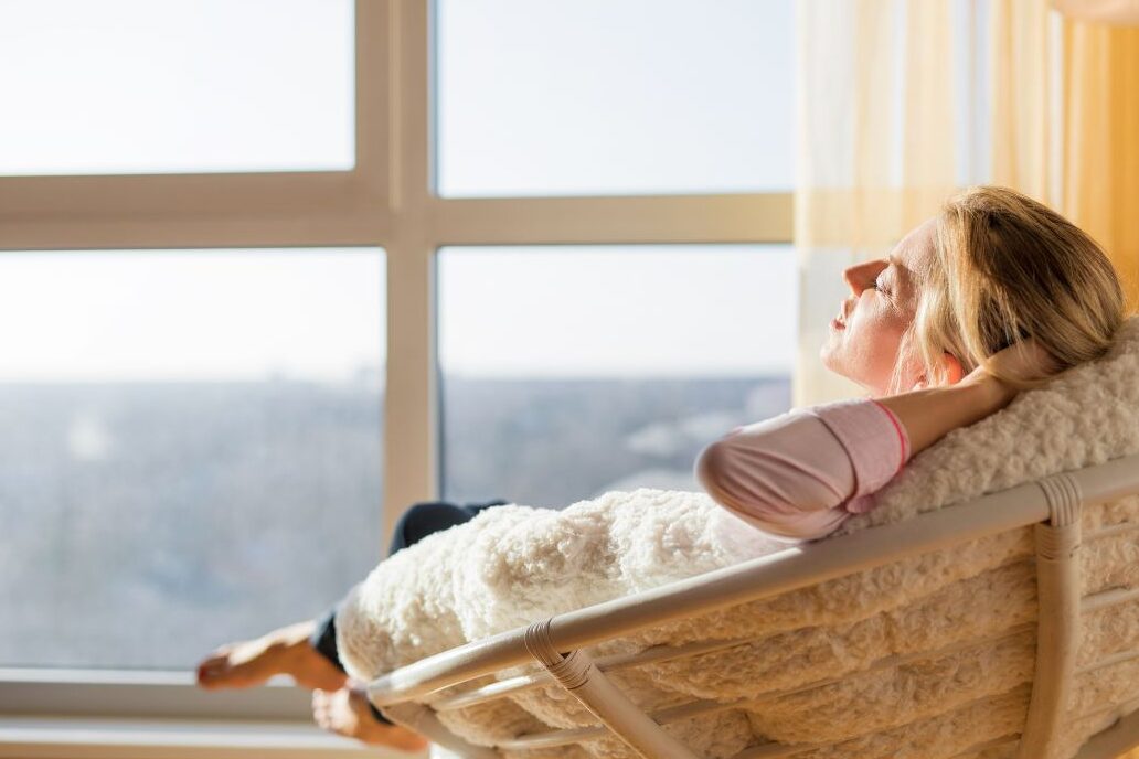 woman practicing the free self care habit of saying no confidently