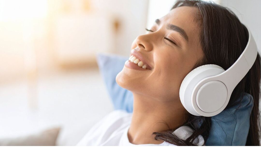 playing a favorite song to decompress without leaving the house
