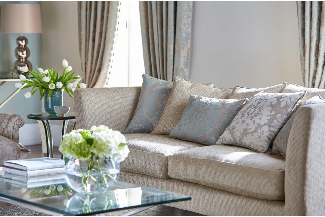 fresh flowers in a vase making a home feel luxurious and cared fo