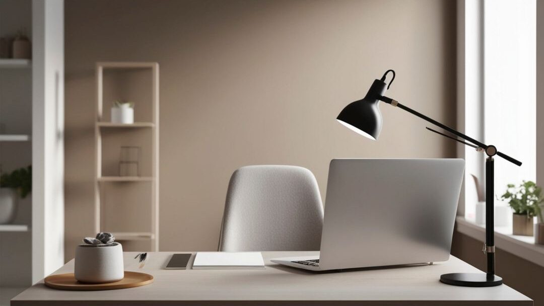 functional desk setup as the foundation of a beautiful work from home space
