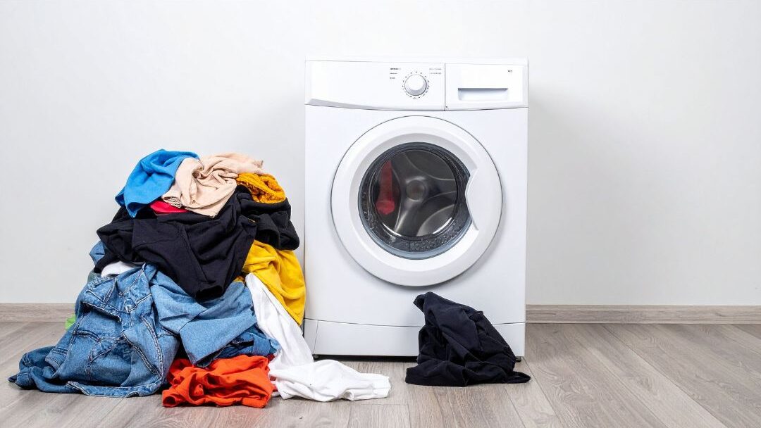 laundry and damp clothes as a source of why a home always smells bad