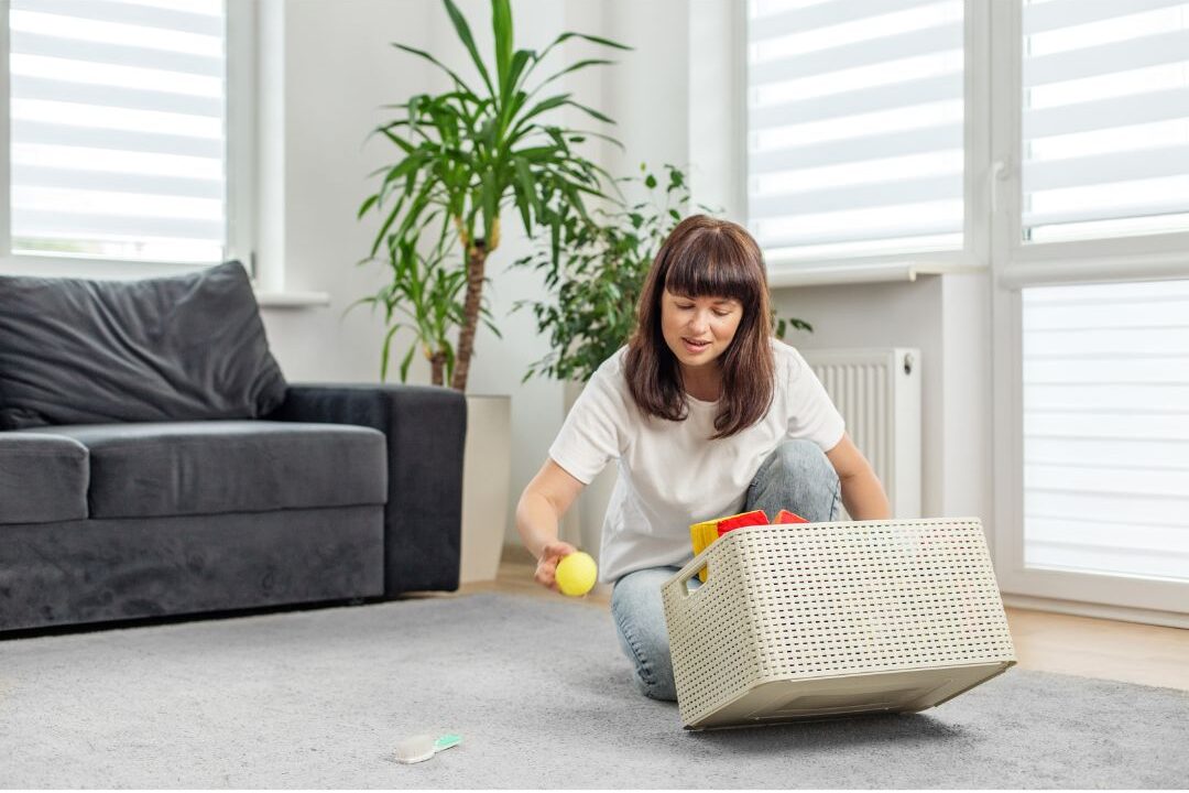 resetting the home during the final hour of a productive morning routine
