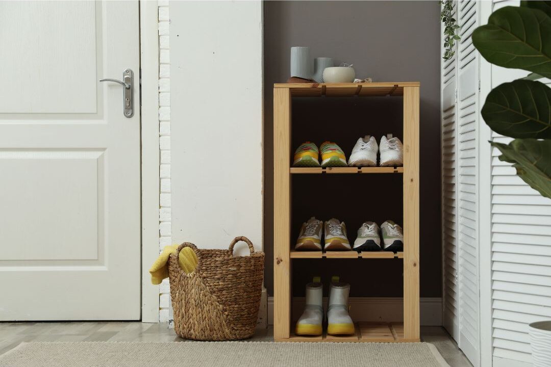 setting up simple entryway landing zones for family organization