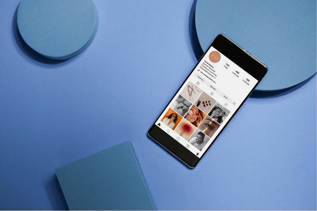 curated social media feed representing the highlight reel illusion