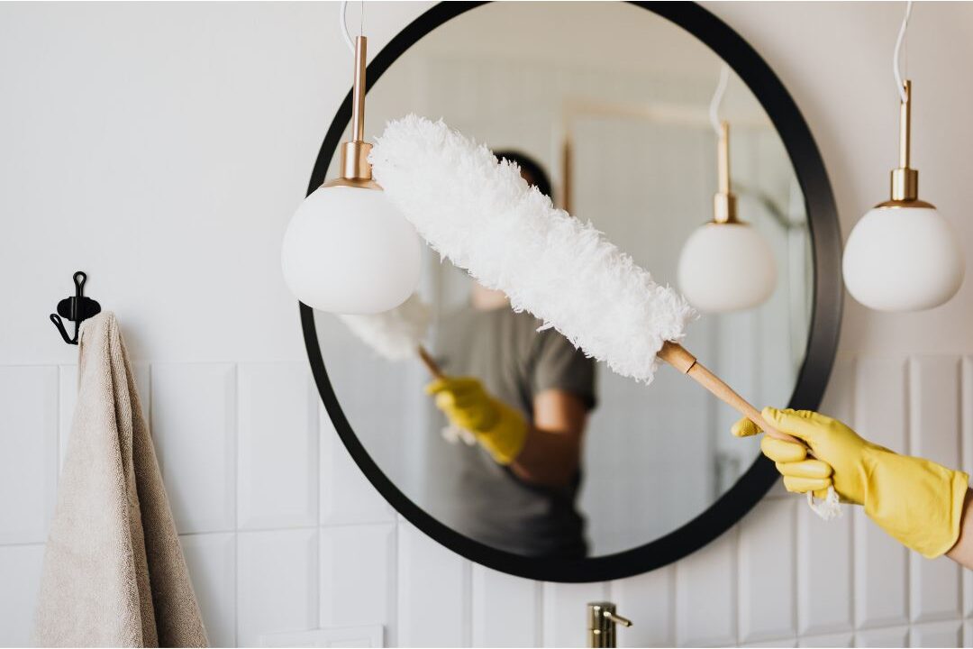 cleaning in the wrong order as a cleaning mistake that makes your house dirtier