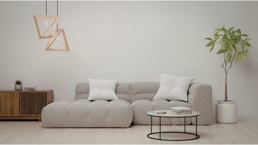 organized sunlit living room with modern minimalist decor showcasing home systems that practically run themselves