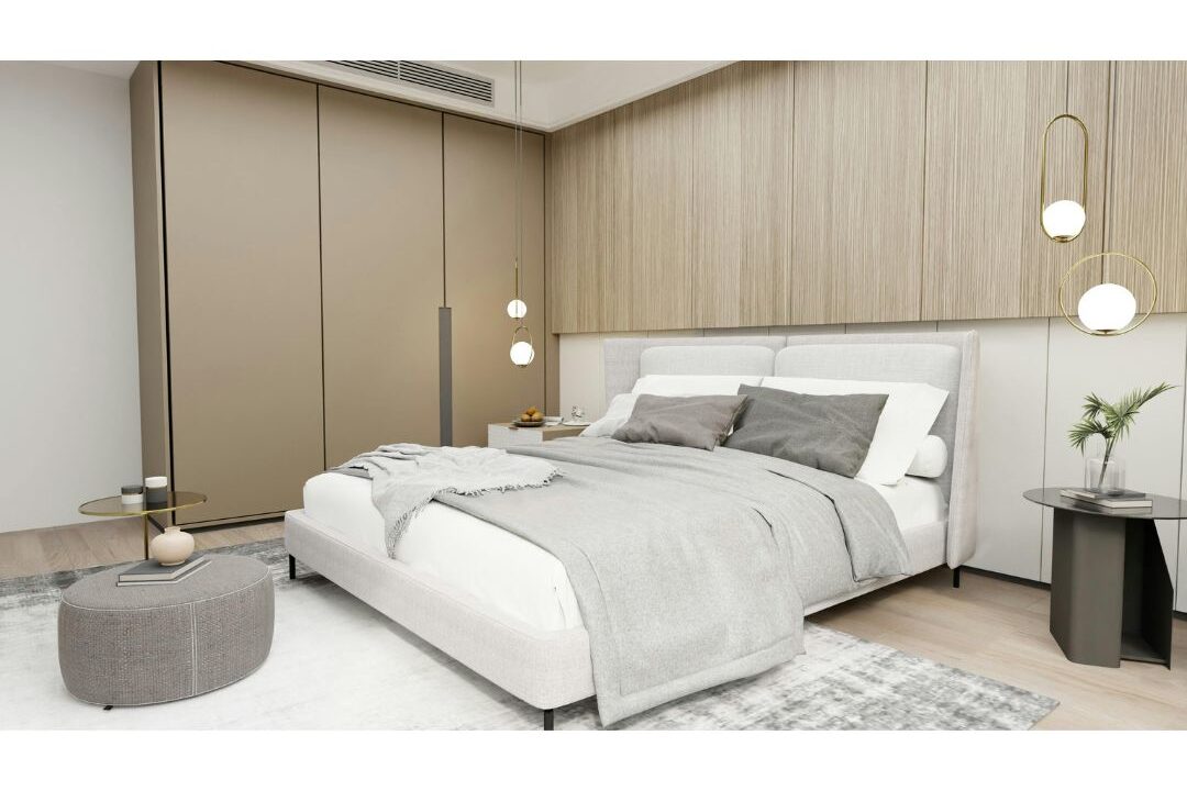beautifully styled bed with neutral linen duvet presenting 45 daily habits that make life easier