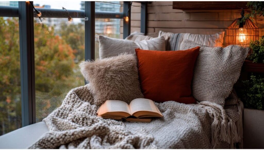 peaceful reading nook encouraging rest when i tried living like a rich homemaker for 30 days