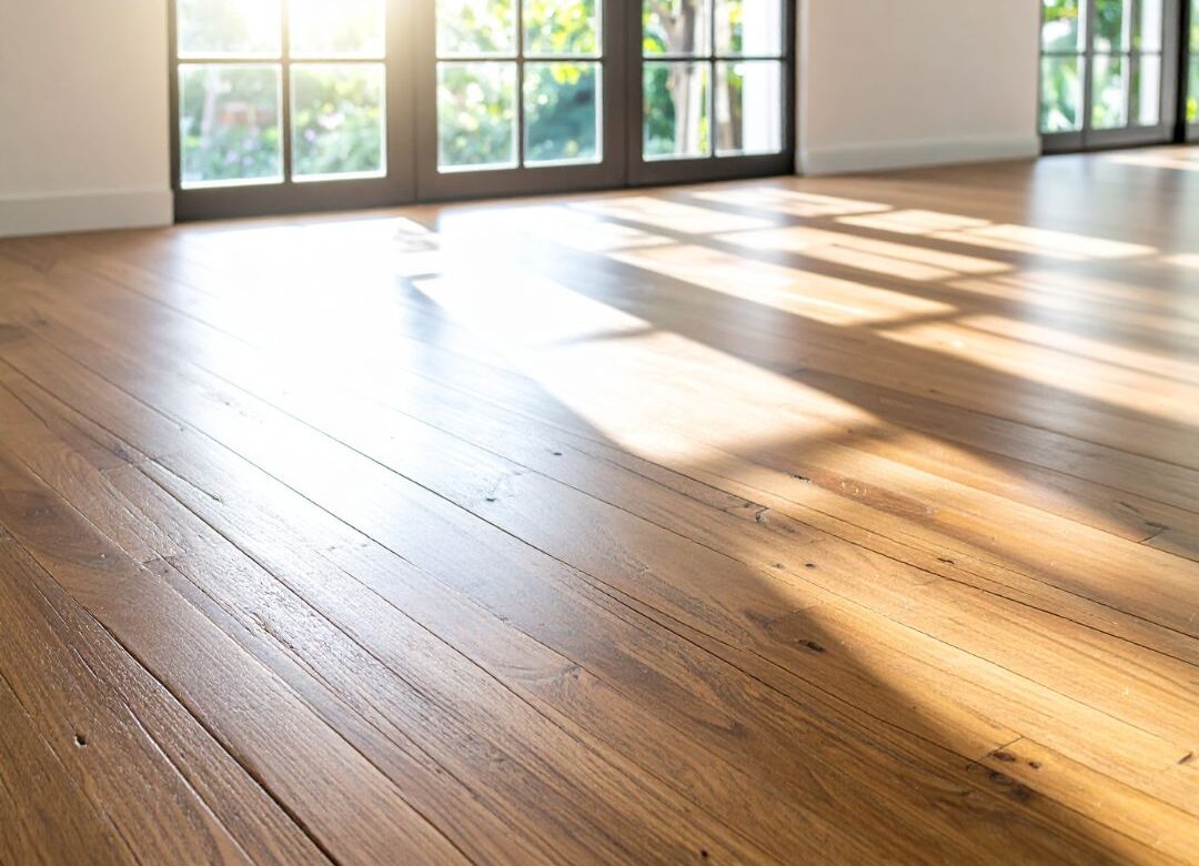 bright minimalist living room with clean hardwood floors showing I stopped doing these 12 things my home has never been cleaner